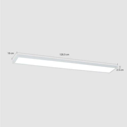 LED 직하형 엣지 평판조명 주방등 50W (1285x180)