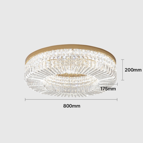 LED 루베르 크리스탈 직부등 200W
