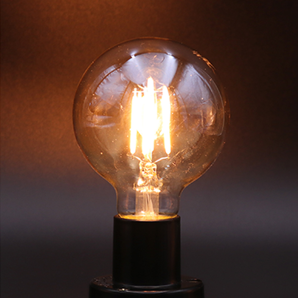 더쎈 LED 에디슨 볼 램프 4W G80