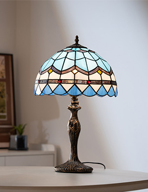 스테인드 글라스 스탠드 블루웨이브