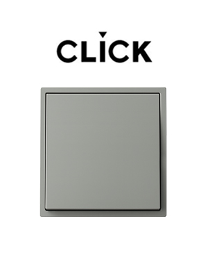 클릭 스위치 콘센트 [라이트그레이]