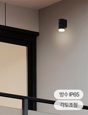 LED 라비토 1등 센서 벽등 6W(실외가능)