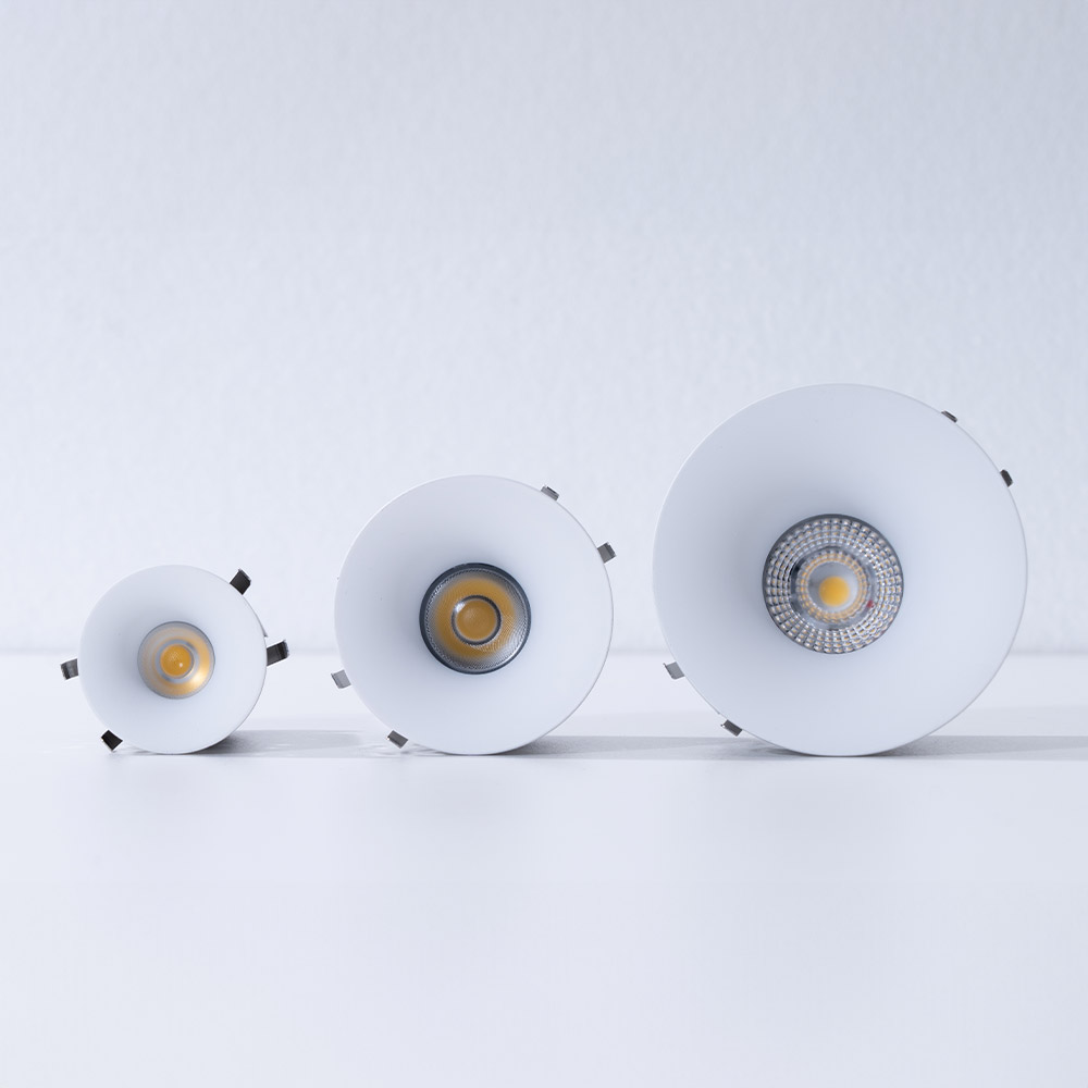 LED COB 커브드 다운라이트 안티글레어 DC타입 3type