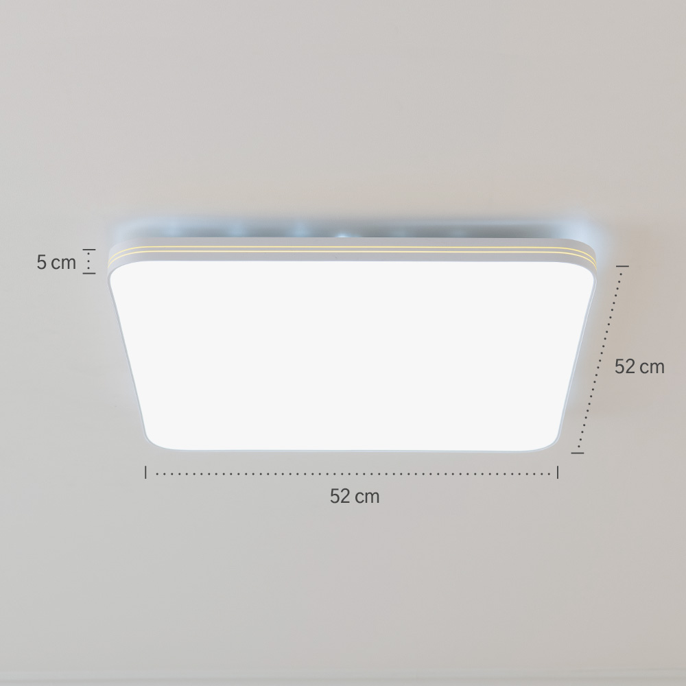 [무료반품] LED 하이슬림 방등 60W