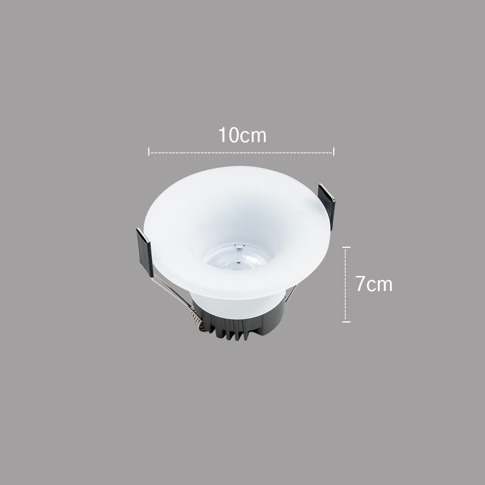 LED IOT 스노우 3인치 COB 다운라이트 10W(디밍/삼색변환)