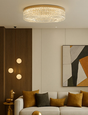 [단스탠드 증정] LED 루베르 크리스탈 직부등 200W