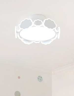 [무료반품] LED 몽글 방등 75W
