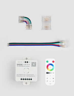 LED RGBW 라이트온 COB 스트립 라이트 줄조명 5M 부속품