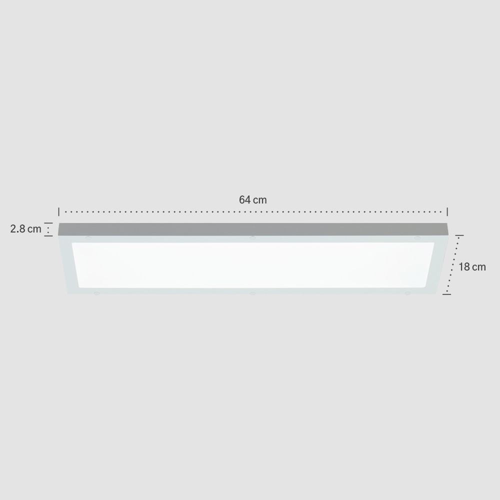 [무료반품] LED 플라인 직하 엣지등 640*180 25W