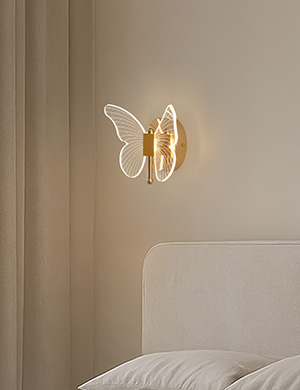 LED 샤르 나비 벽등 8W