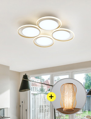 [단스탠드 증정] LED 써클라인 거실등 100W