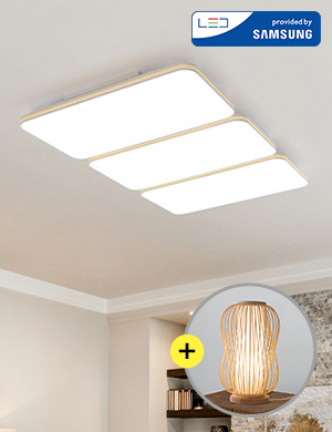 [단스탠드 증정] LED 하이슬림 거실등 180W