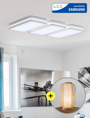 [단스탠드 증정] LED 폴마스 거실등 210W