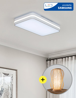 [단스탠드 증정] LED 폴마스 거실등 70W