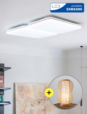 [단스탠드 증정] LED 라이노 거실등 100W