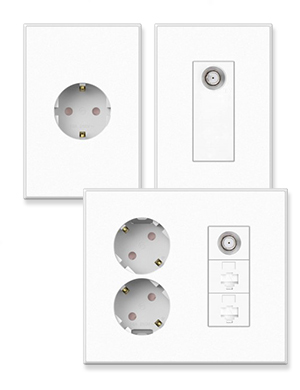 틸인스 Ti2 콘센트/통신 [화이트스노우]